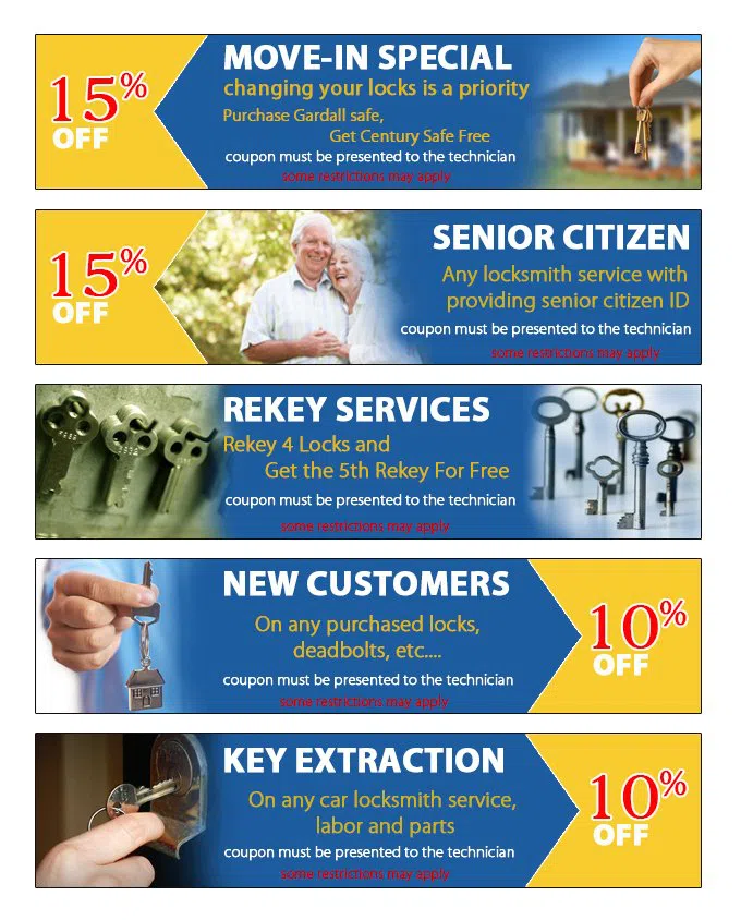 Seattle City Locksmith, Seattle, WA 206-801-9754 - coupon23-set-five